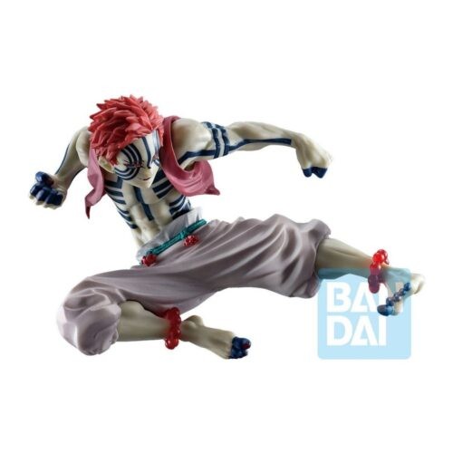 Akaza Shake The Sword Burn Your Heart Estatua de Ichiban Bandai Tamashii Nations: Demon Slayer